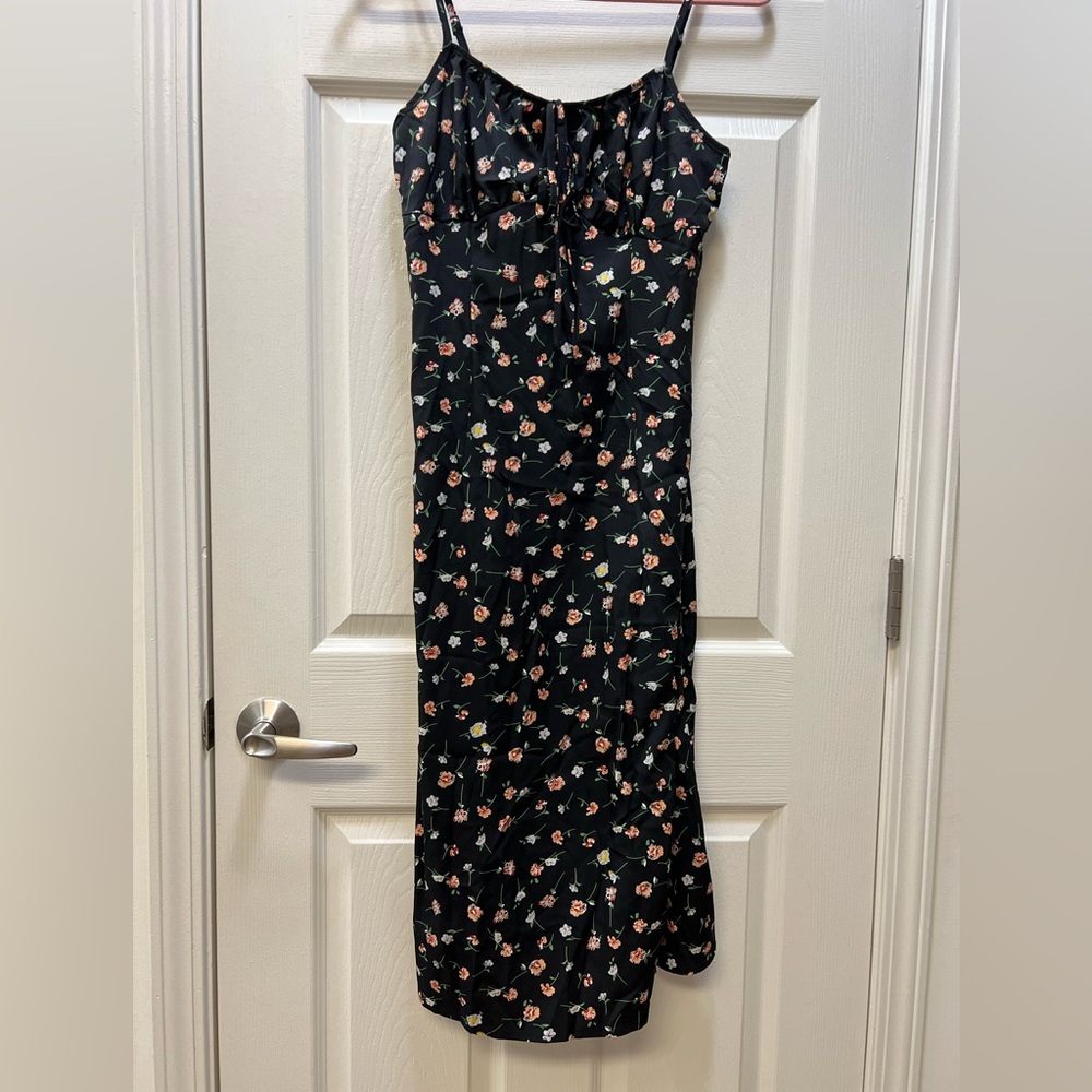 SHEIN Floral Midi Dress